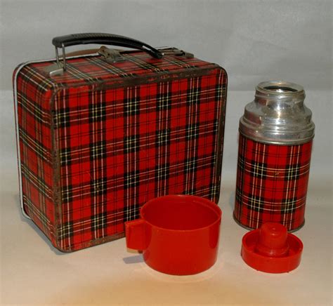 vintage aladdin metal tool tack box|Aladdin Metal Tin Lunch Box Red Black Tartan Plaid NO.